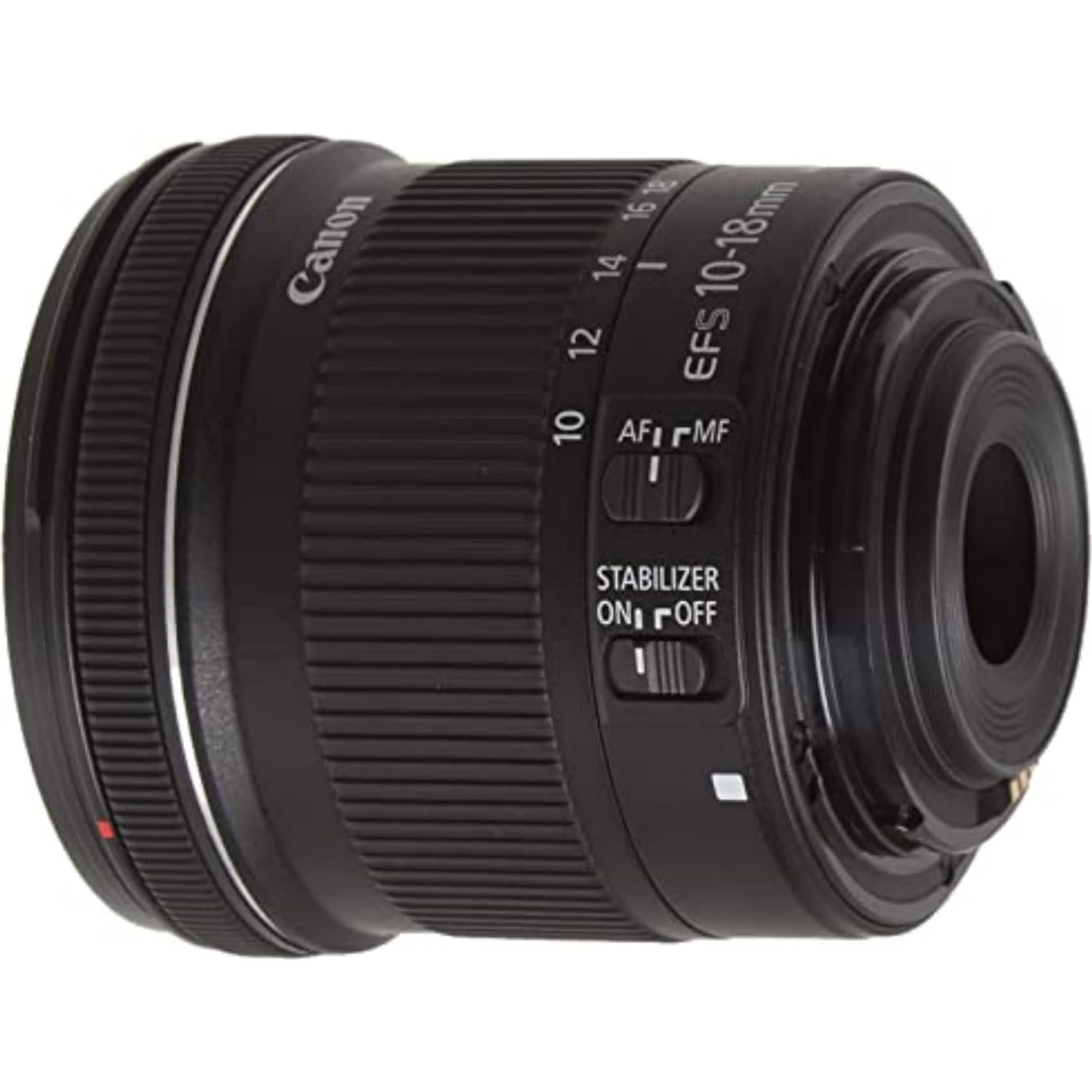 Lente Canon EF-S 10-18mm f/4.5-5.6 IS STM Ultra Ancho