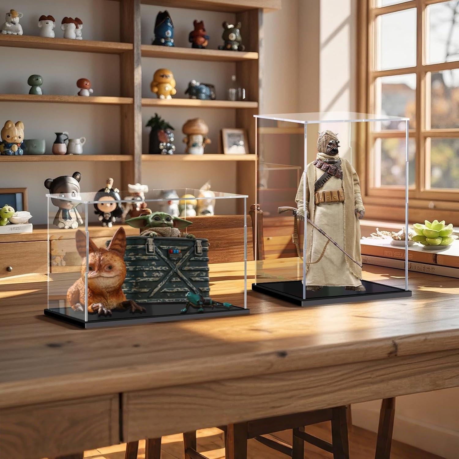 Caja de Exhibición Acrílica XINISS 15x15x25 cm para Coleccionables