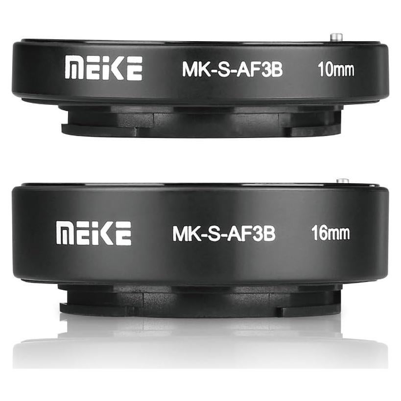 Tubo de Extensión Automático Meike MK-S-AF3B 10mm 16mm para Sony
