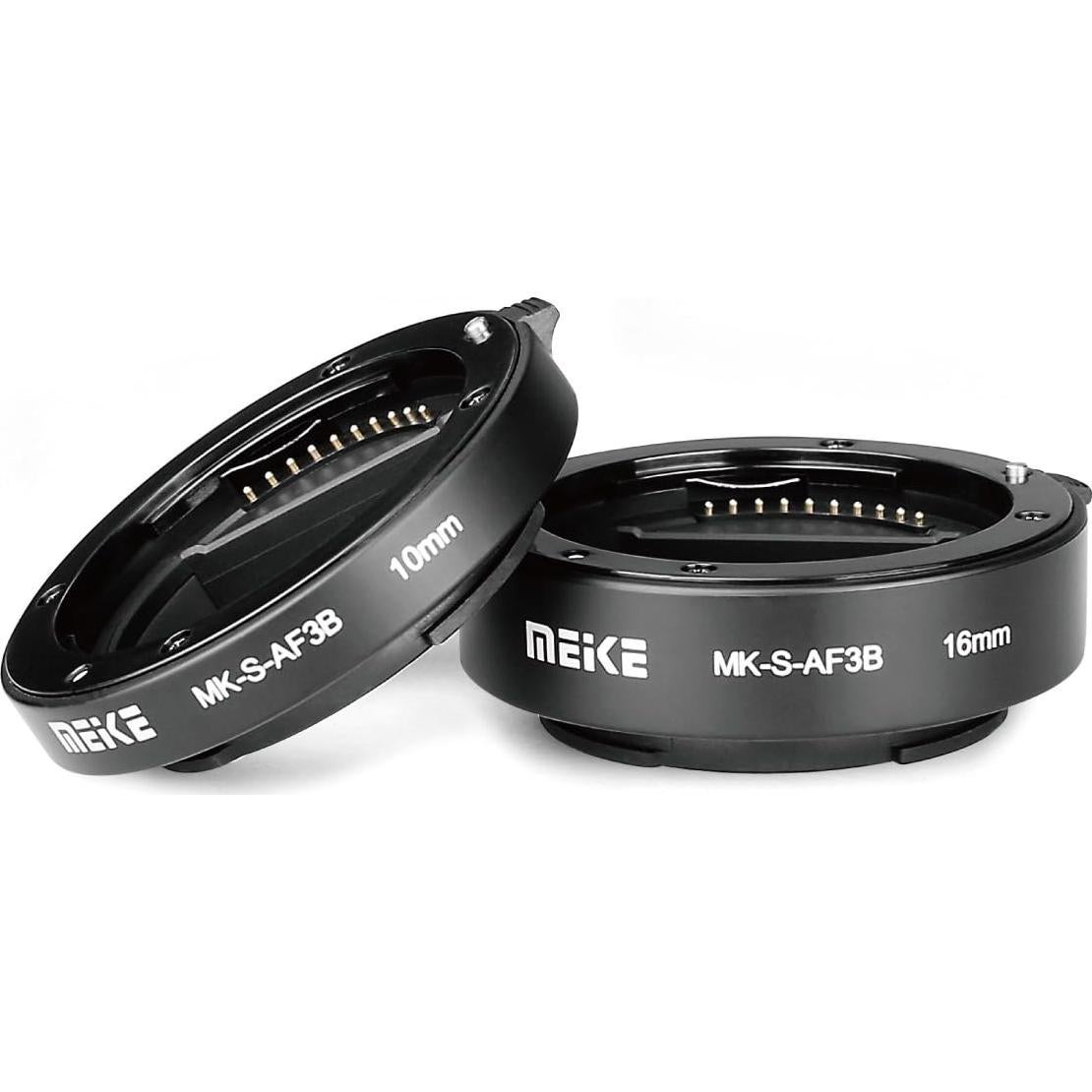 Tubo de Extensión Automático Meike MK-S-AF3B 10mm 16mm para Sony