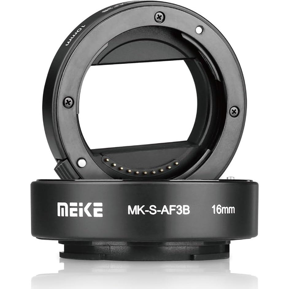 Tubo de Extensión Automático Meike MK-S-AF3B 10mm 16mm para Sony