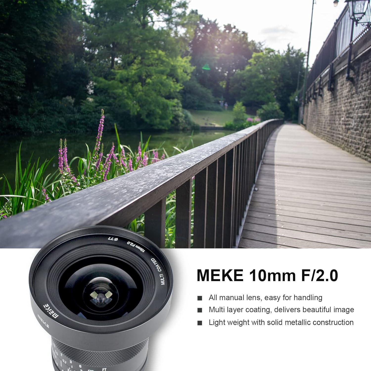 Lente Gran Angular Meike 10mm F2.0 Manual para Nikon Z