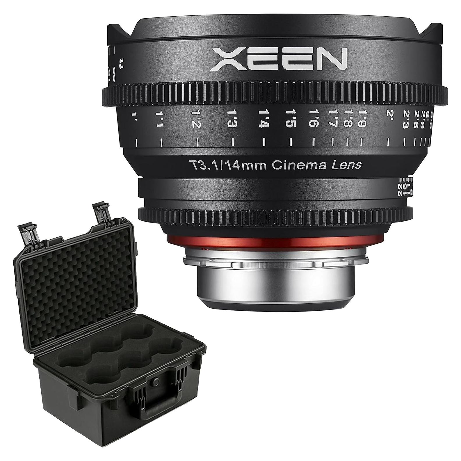 Lente de Cine Rokinon Xeen 14mm T3.1 MFT + Estuche