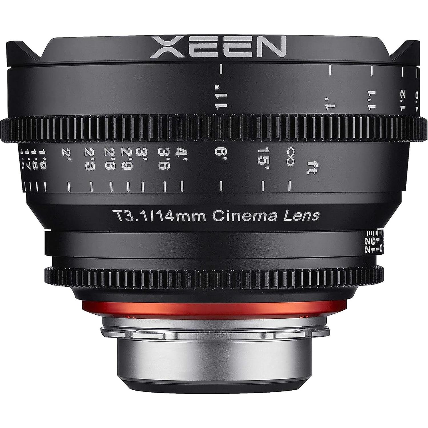 Lente de Cine Rokinon Xeen 14mm T3.1 MFT + Estuche