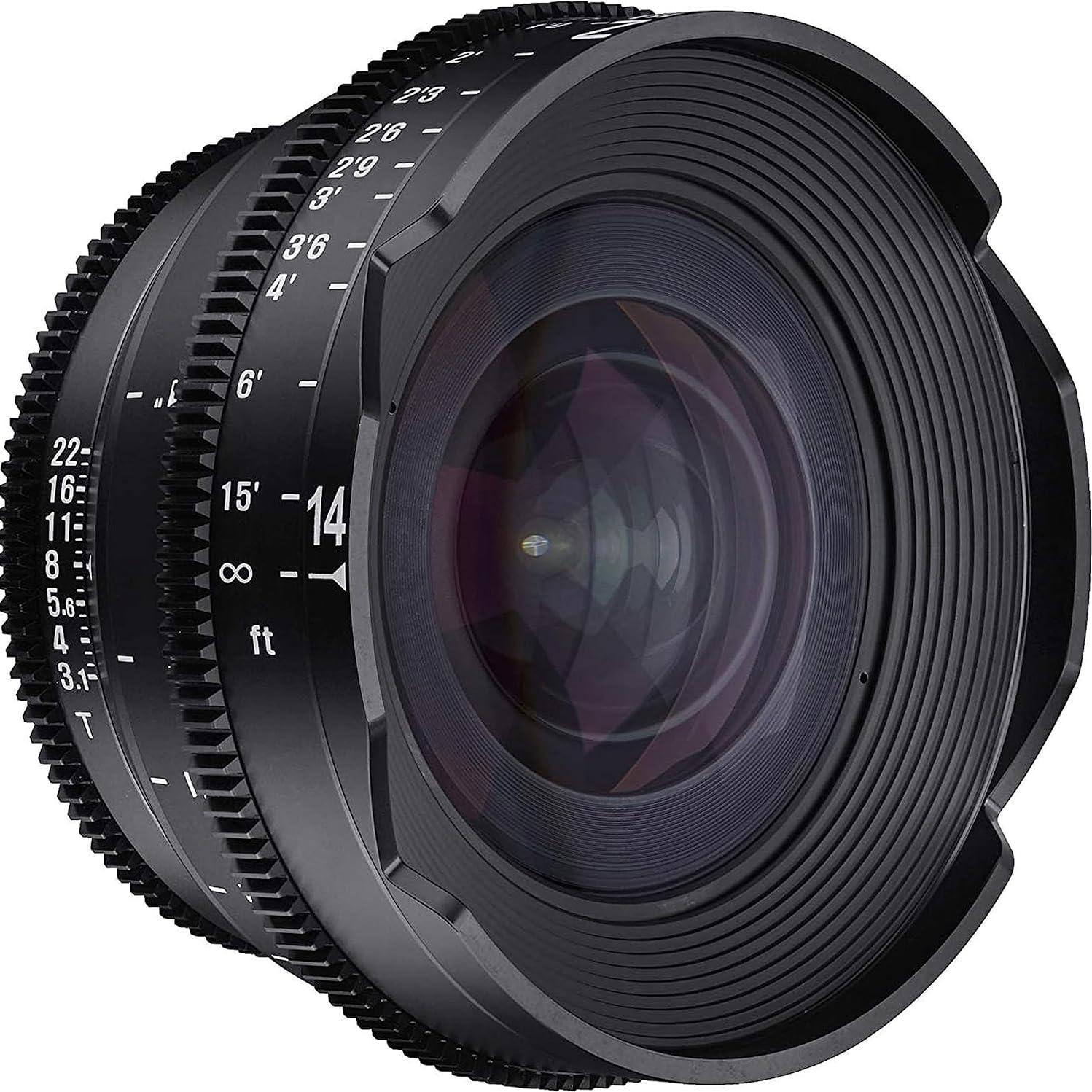 Lente de Cine Rokinon Xeen 14mm T3.1 MFT + Estuche