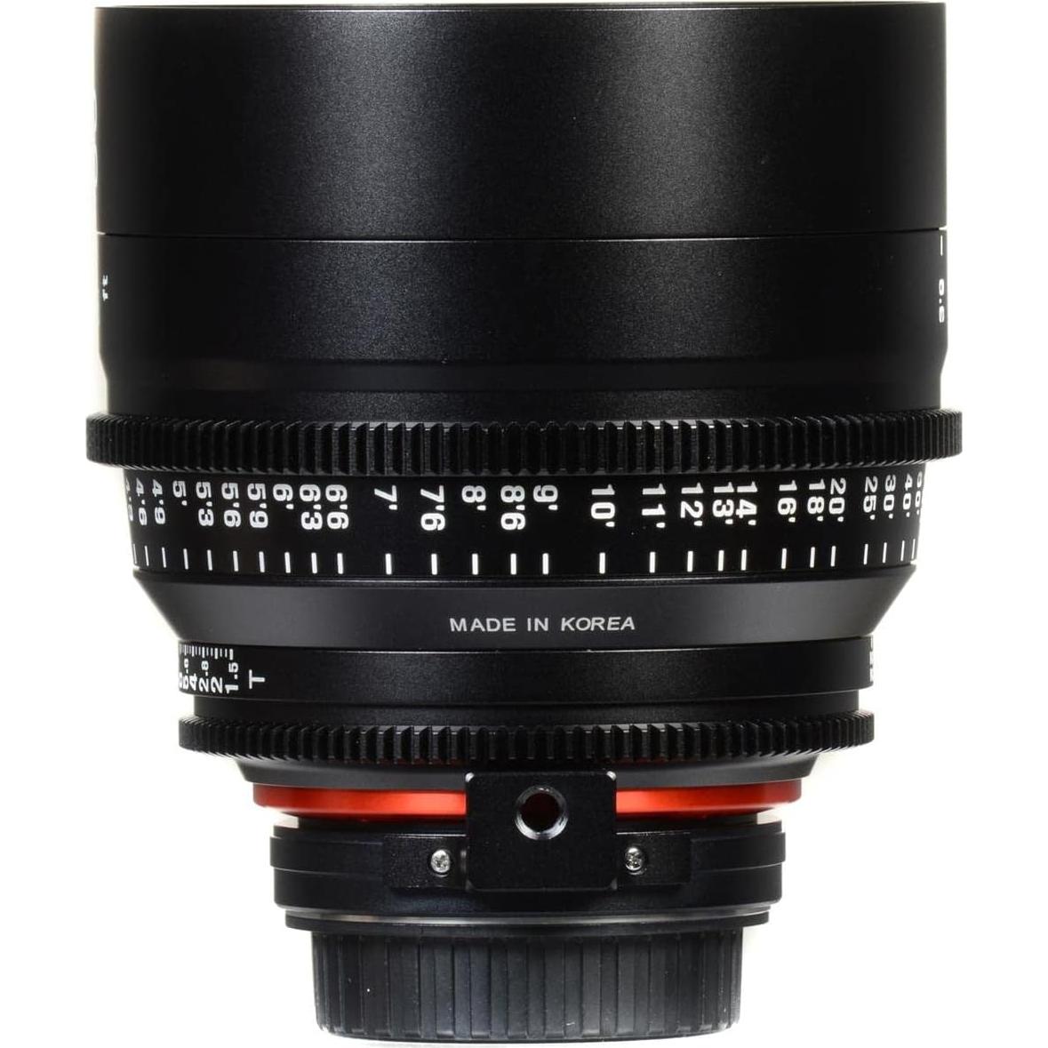 Lente de Cine Rokinon Xeen 85mm T1.5 PL - 1.22 kg