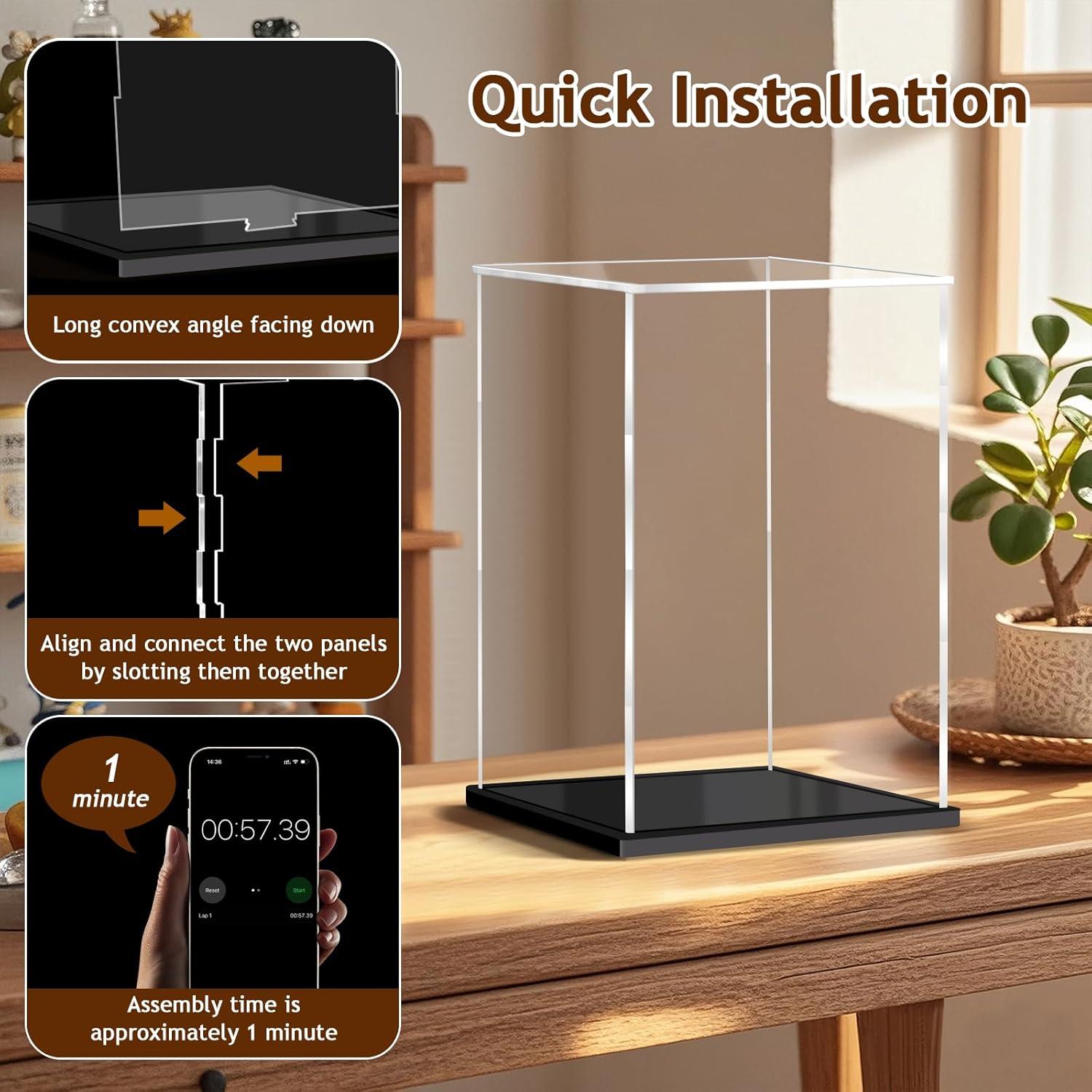 Caja Acrílica para Coleccionables XINISS 25x15x15 cm