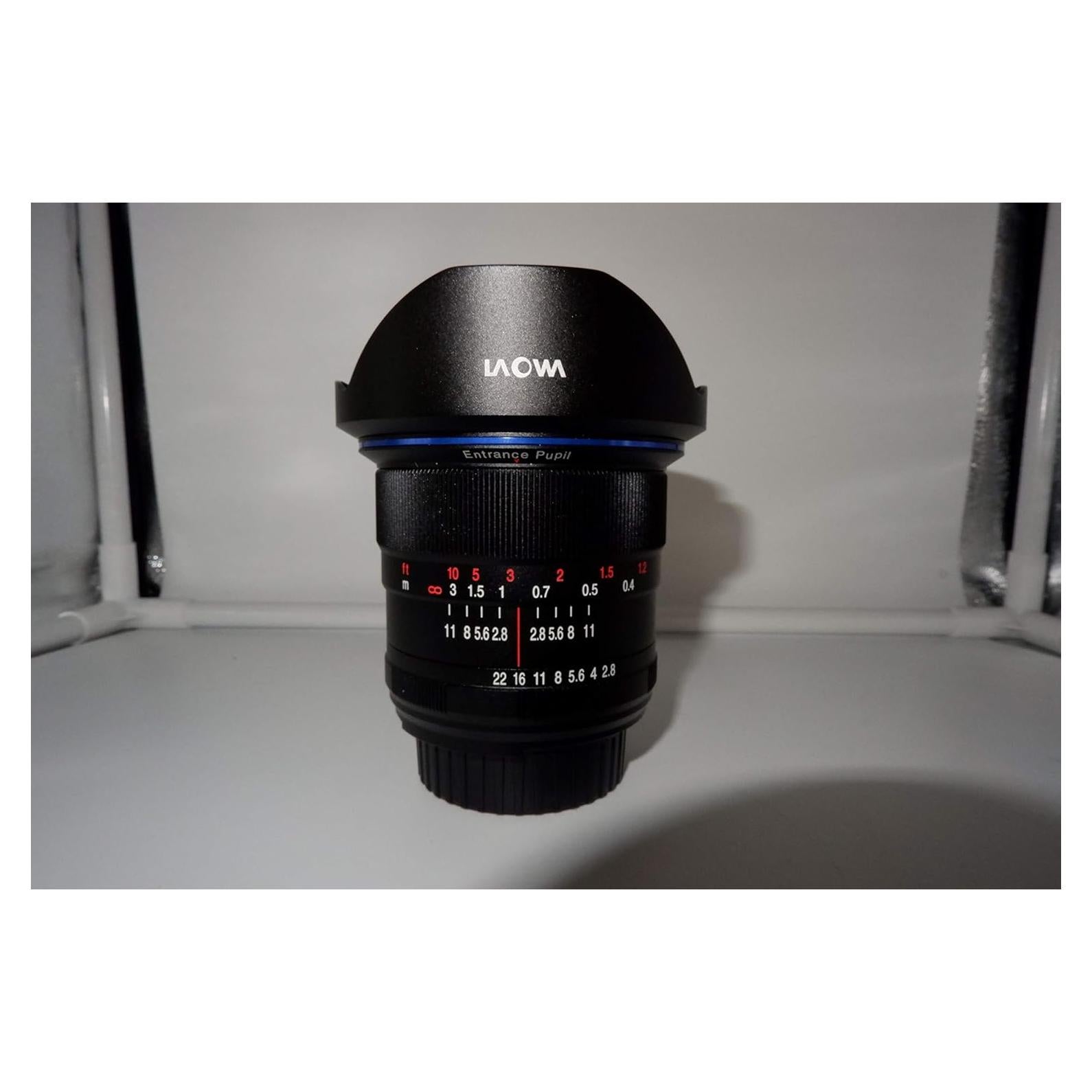 Lente Laowa 12mm f/2.8 Zero-D para Nikon F - 0.61 kg