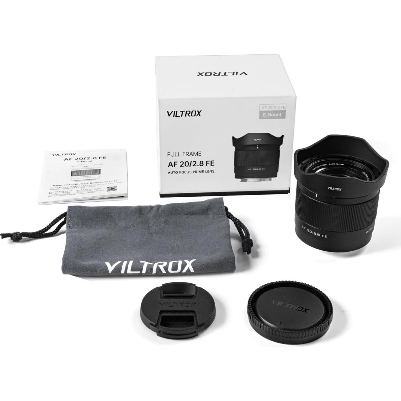 Lente Gran Angular Viltrox 20mm F2.8 Autofocus para Sony E-Mount