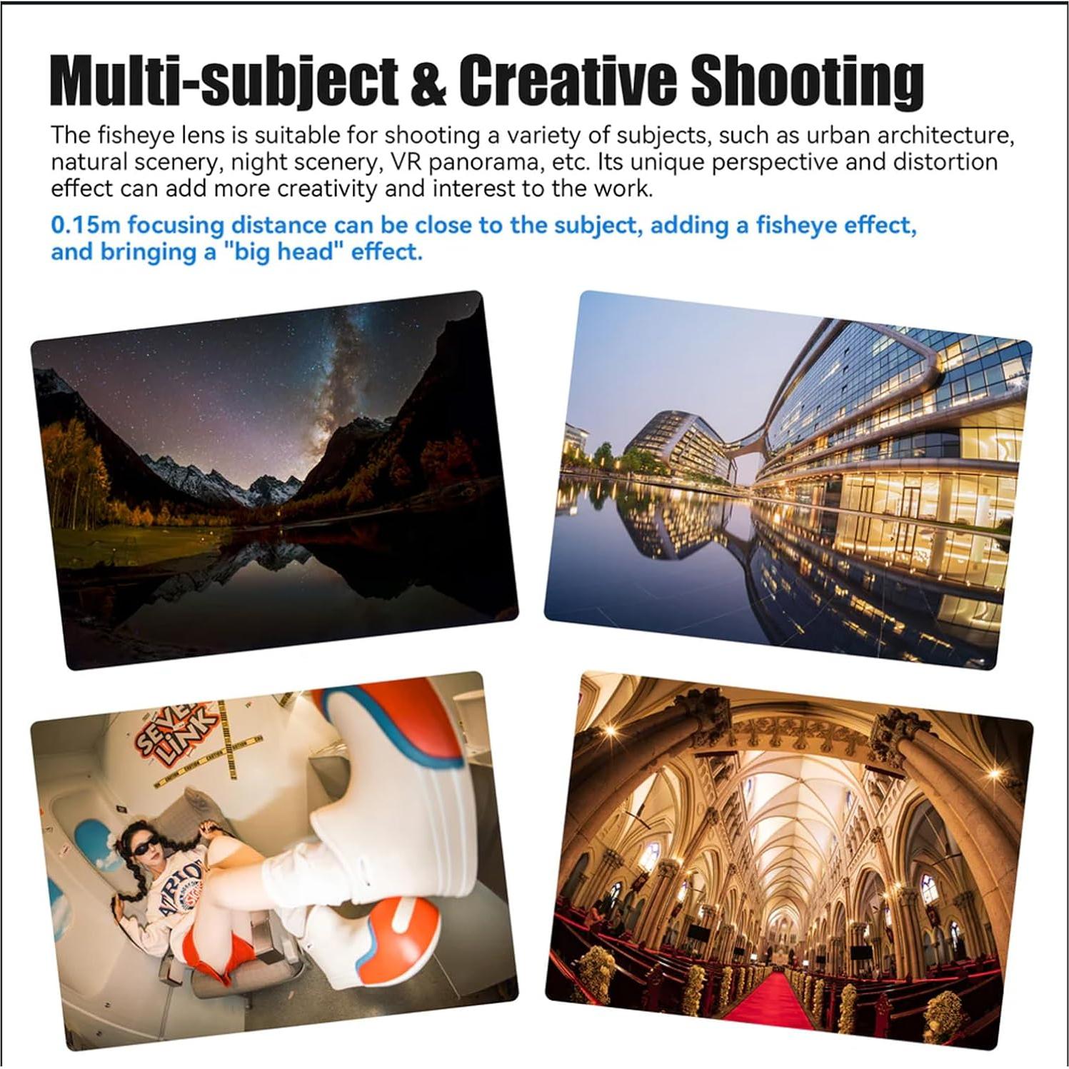 Lente 7artisans 10mm F2.8 II Fisheye Ultra Gran Angular Nikon Z