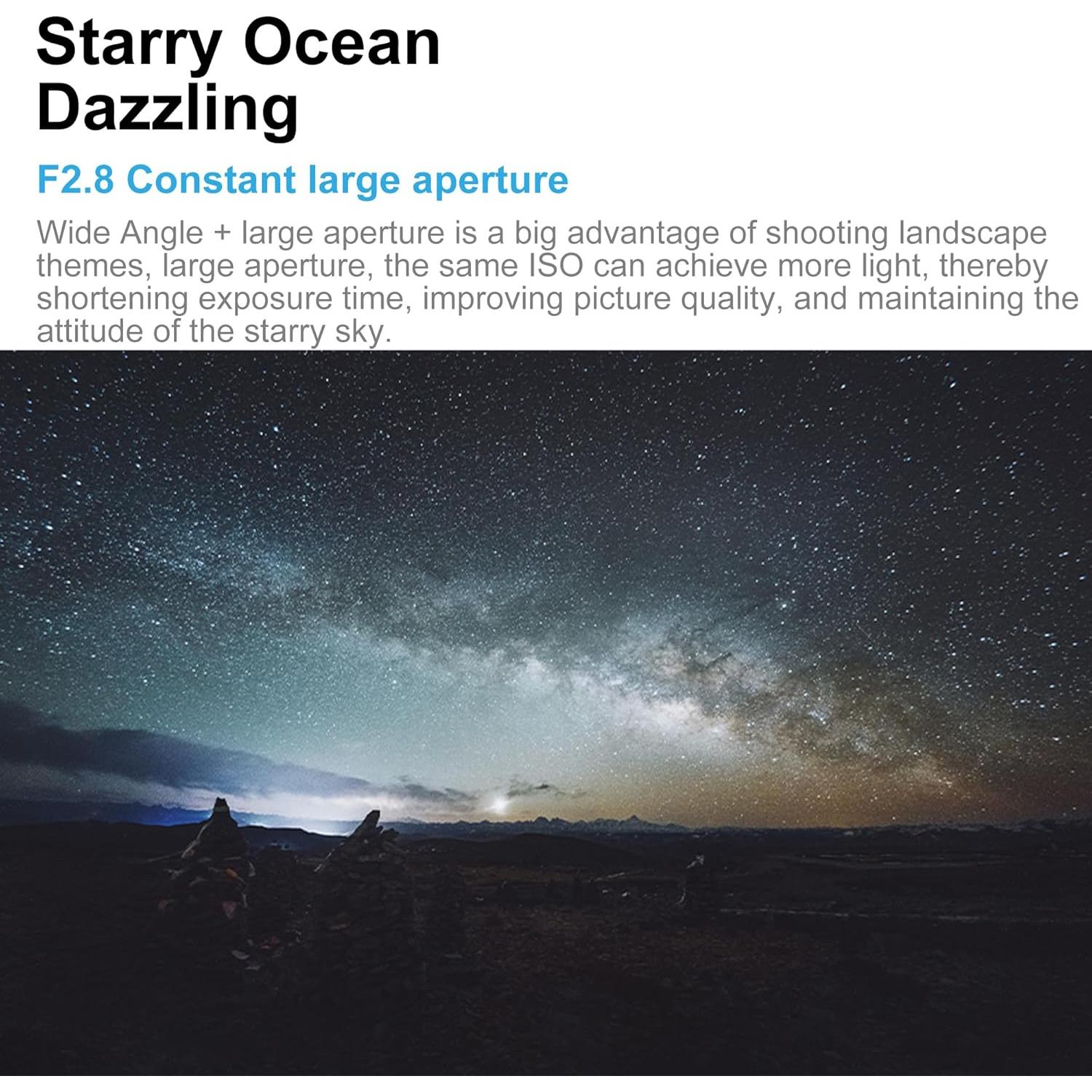 Lente 7artisans 10mm F2.8 II Fisheye para Canon RF