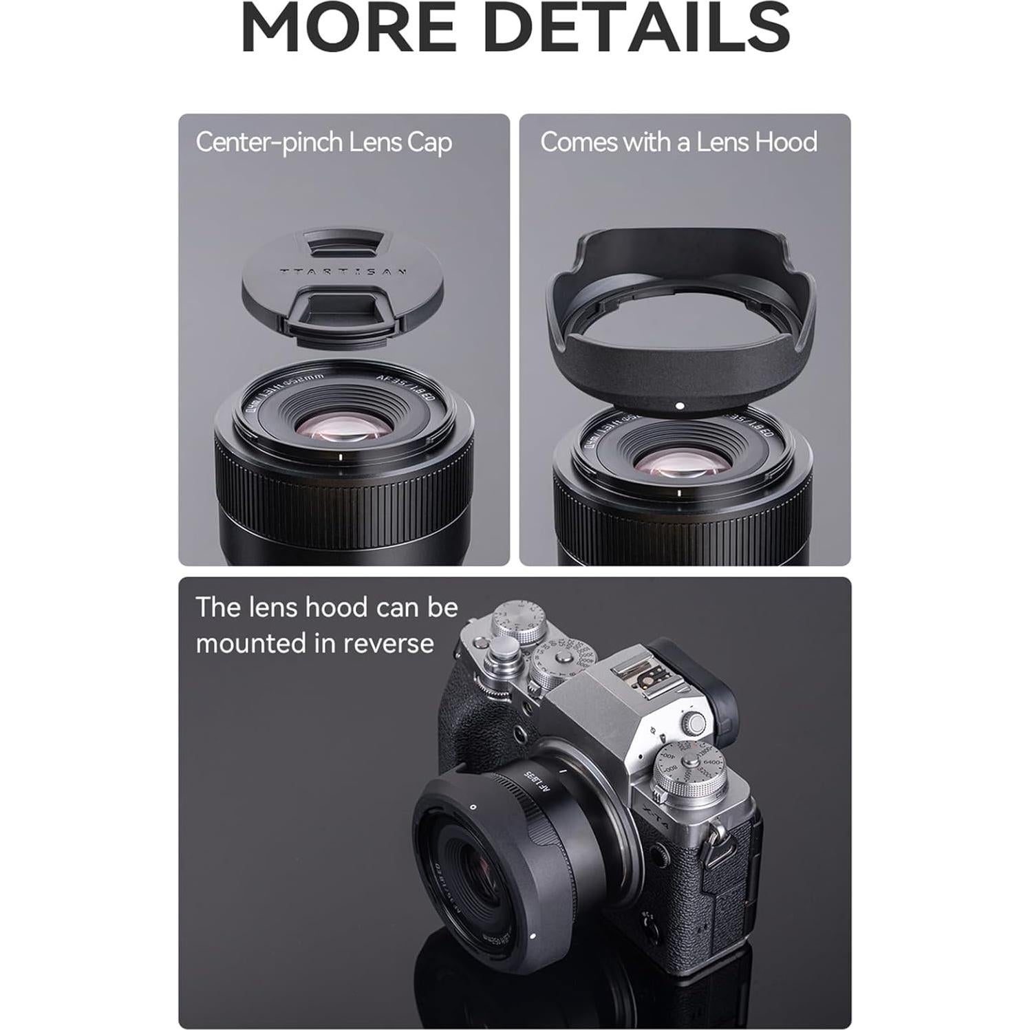 Lente TTArtisan AF 35mm F1.8 II para Nikon Z - Enfoque Automático