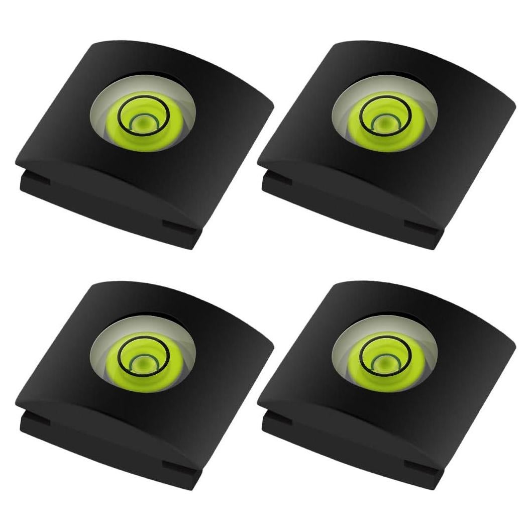 Cubierta de Zapata Caliente Anwenk 4Pack con Nivel para Cámaras