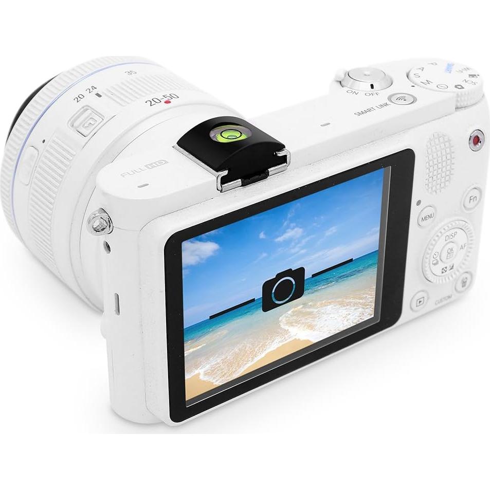 Cubierta de Zapata Caliente Anwenk 4Pack con Nivel para Cámaras