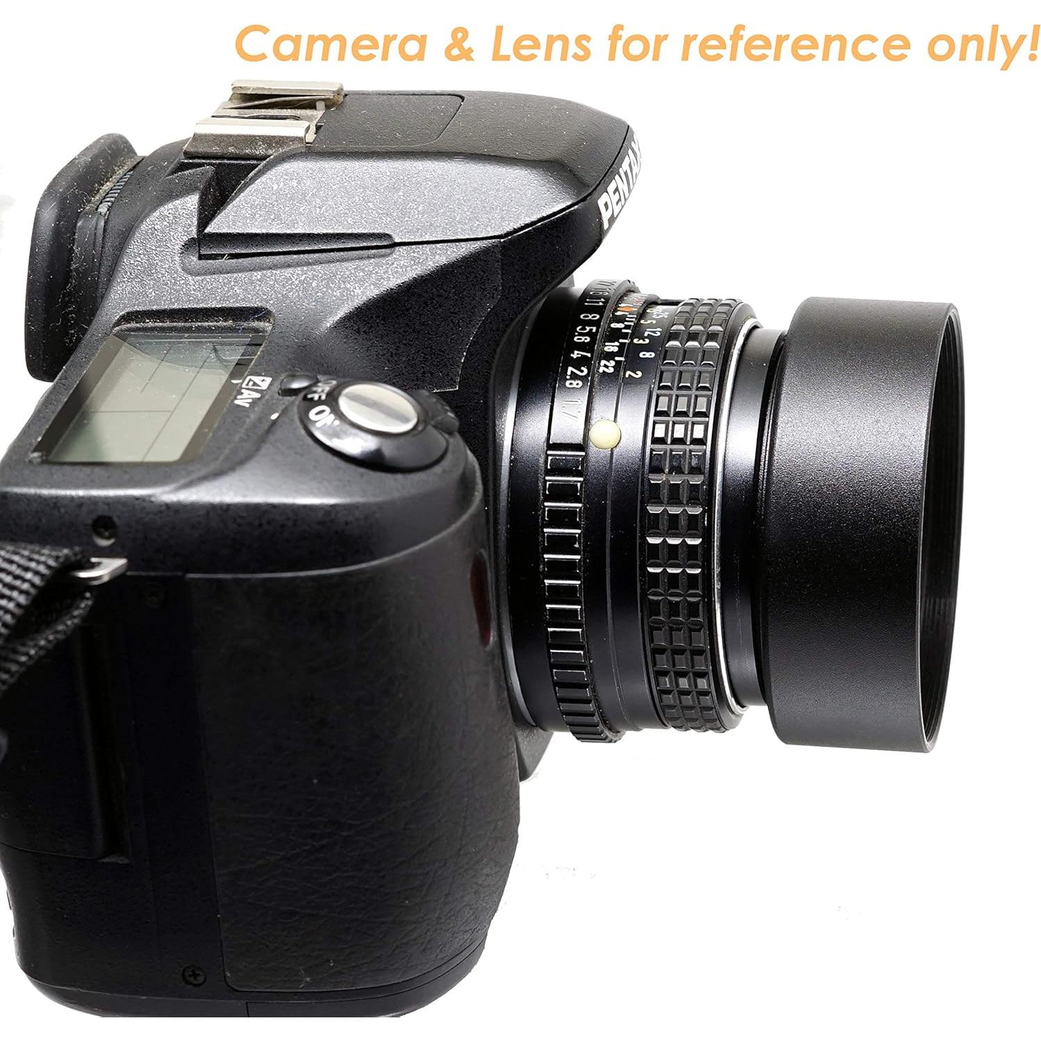 Capucha de lente de metal Fotasy 58mm para Canon, Nikon, Sony