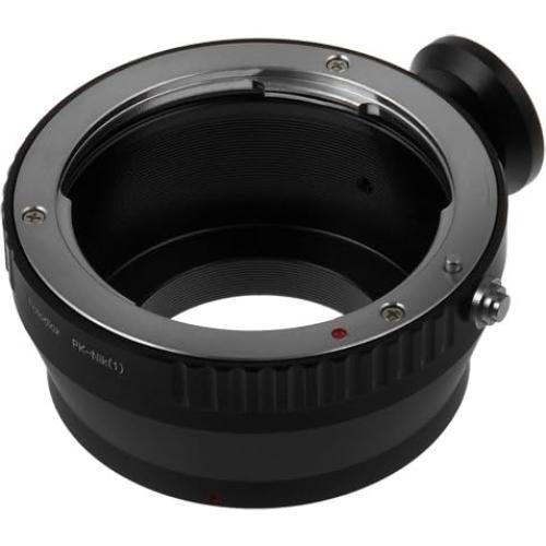 Adaptador Fotodiox Pentax K a Nikon 1-Series Manual