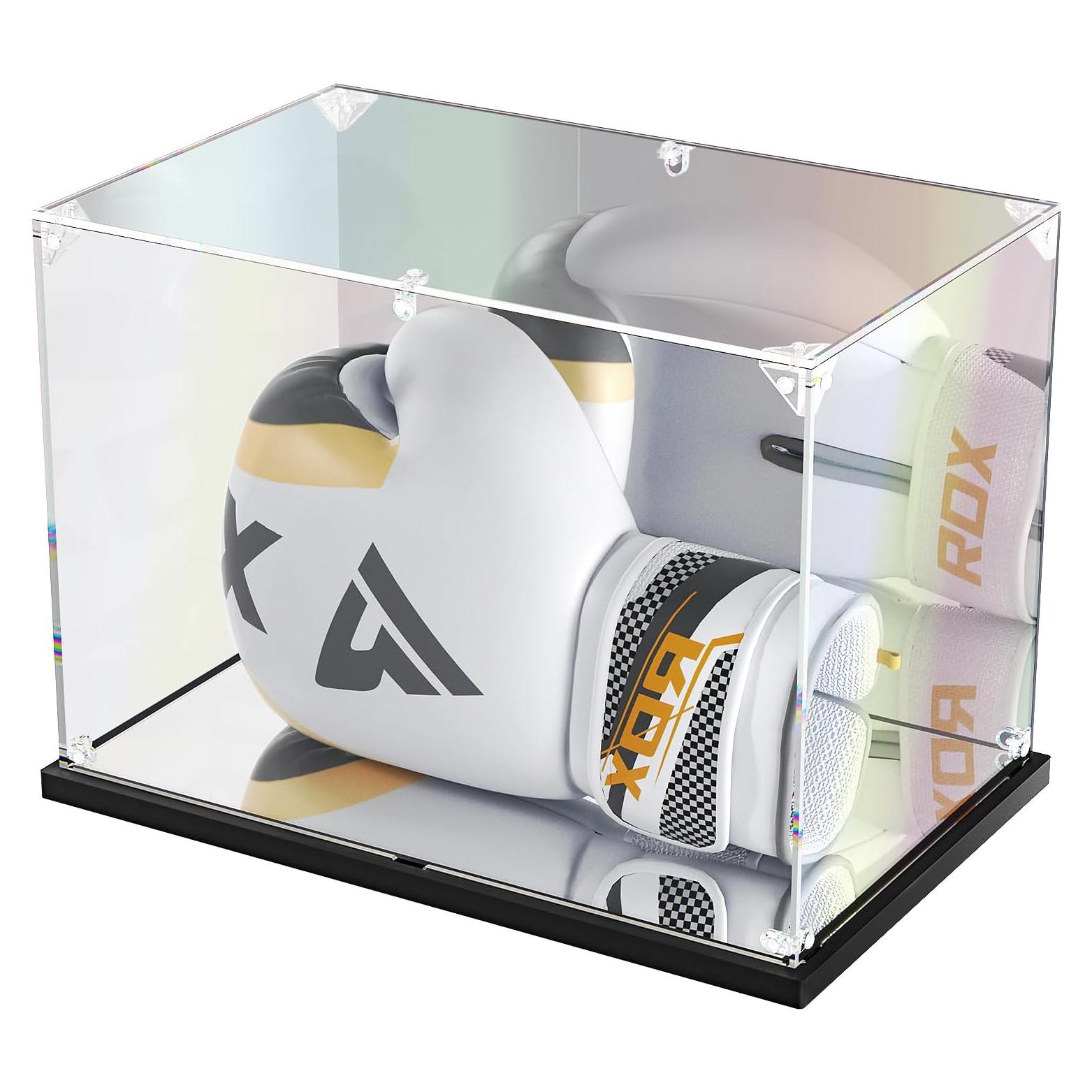 Caja de Exhibición Acrílica KOLIPI para Guantes de Boxeo 35x24x22 cm