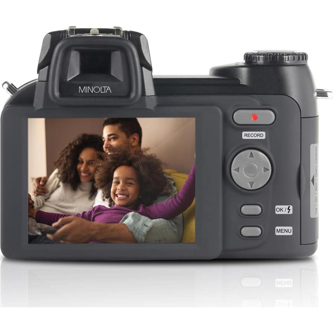 Cámara Digital Minolta MN24Z 33MP 1080p HD con Lentes