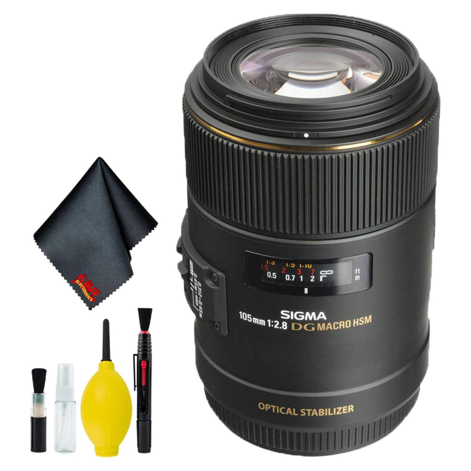 Lente Macro Sigma 105mm f/2.8 EX DG OS HSM para Canon EF