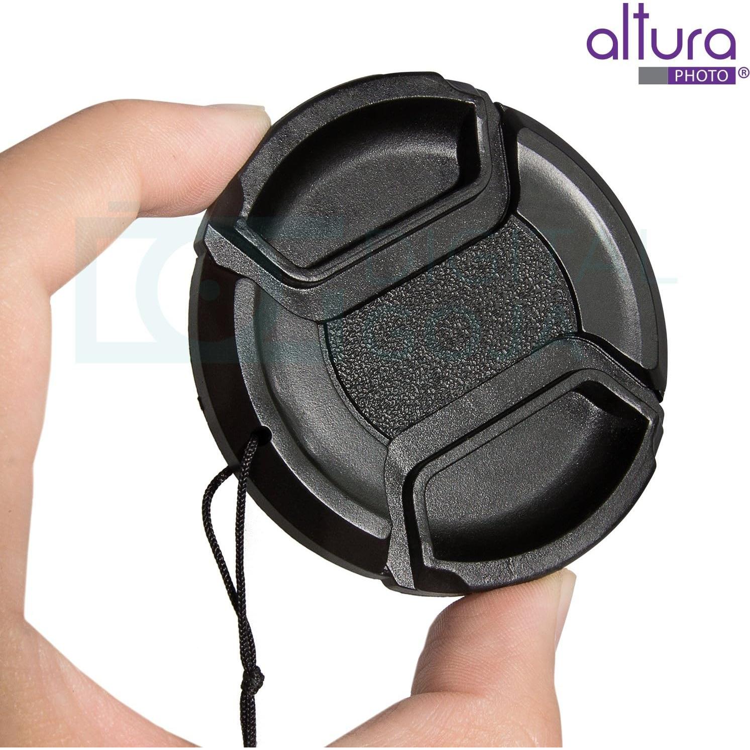 Tapa de lente Canon 58mm Altura Photo - Paquete de 2