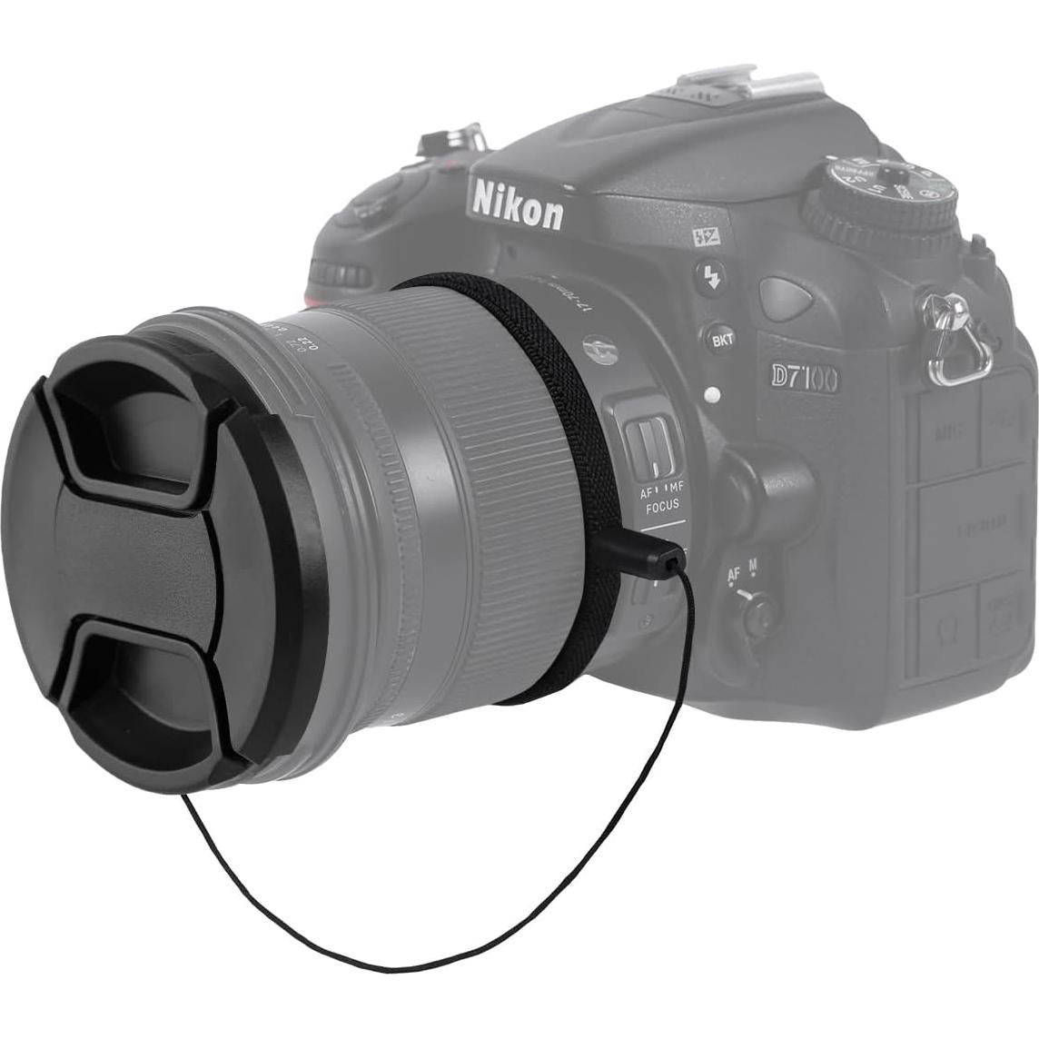 Tapa de Lente Frontal 58mm HNMZDS con Sujetador Universal