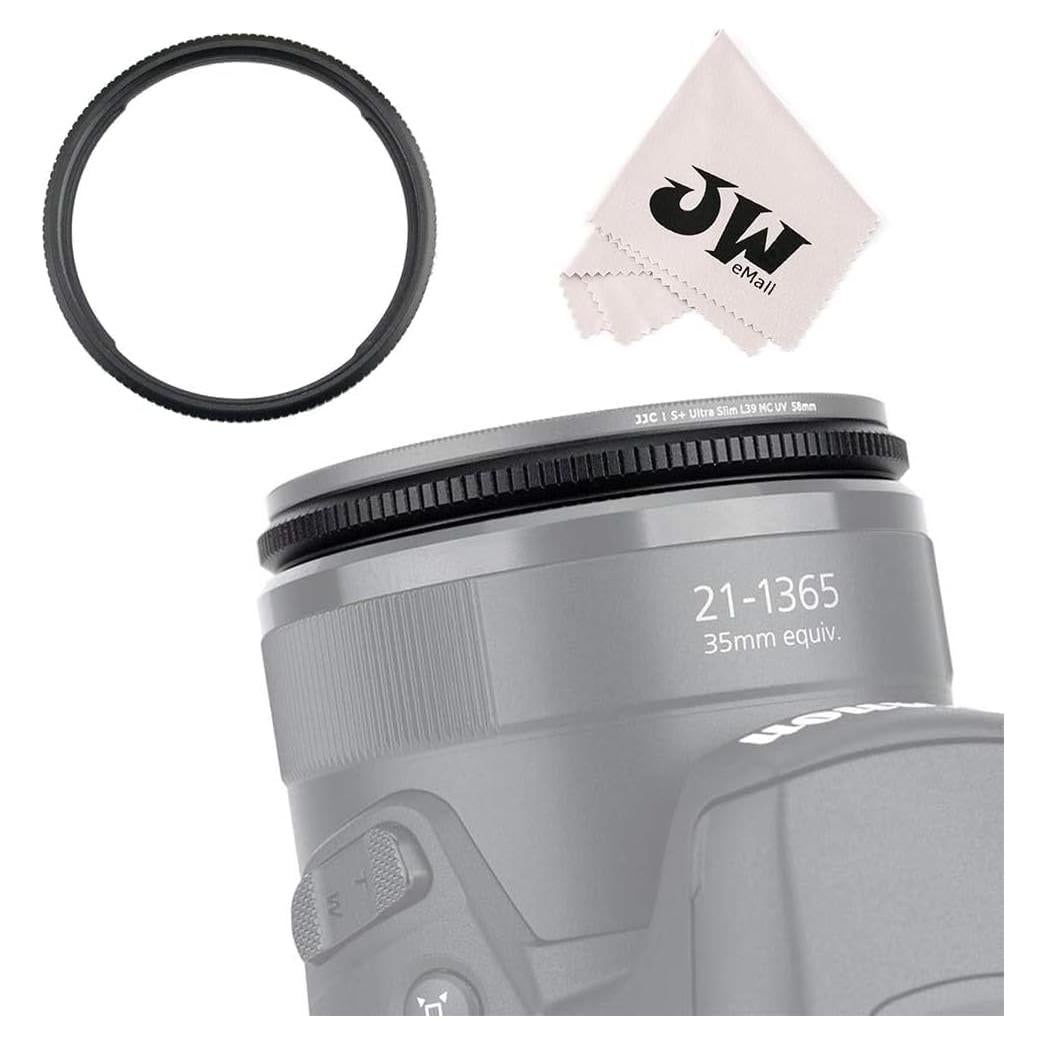 Anillo Adaptador de Filtro 58mm Jinjiacheng para Canon PowerShot