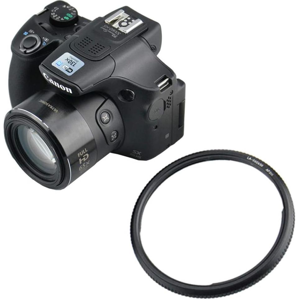 Anillo Adaptador de Filtro 58mm Jinjiacheng para Canon PowerShot