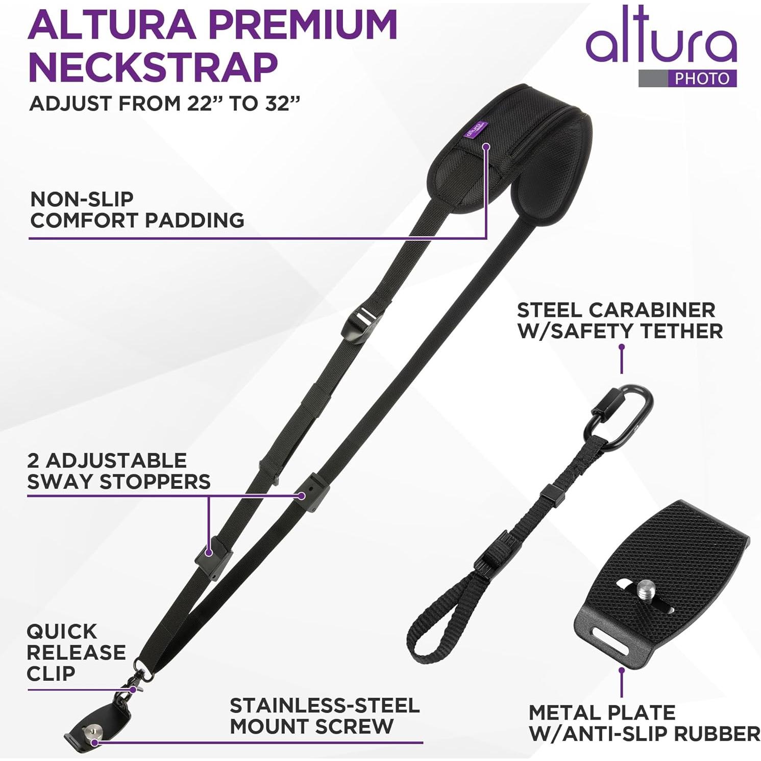 Correa para cámara Altura Photo KR0011 ajustable DSLR