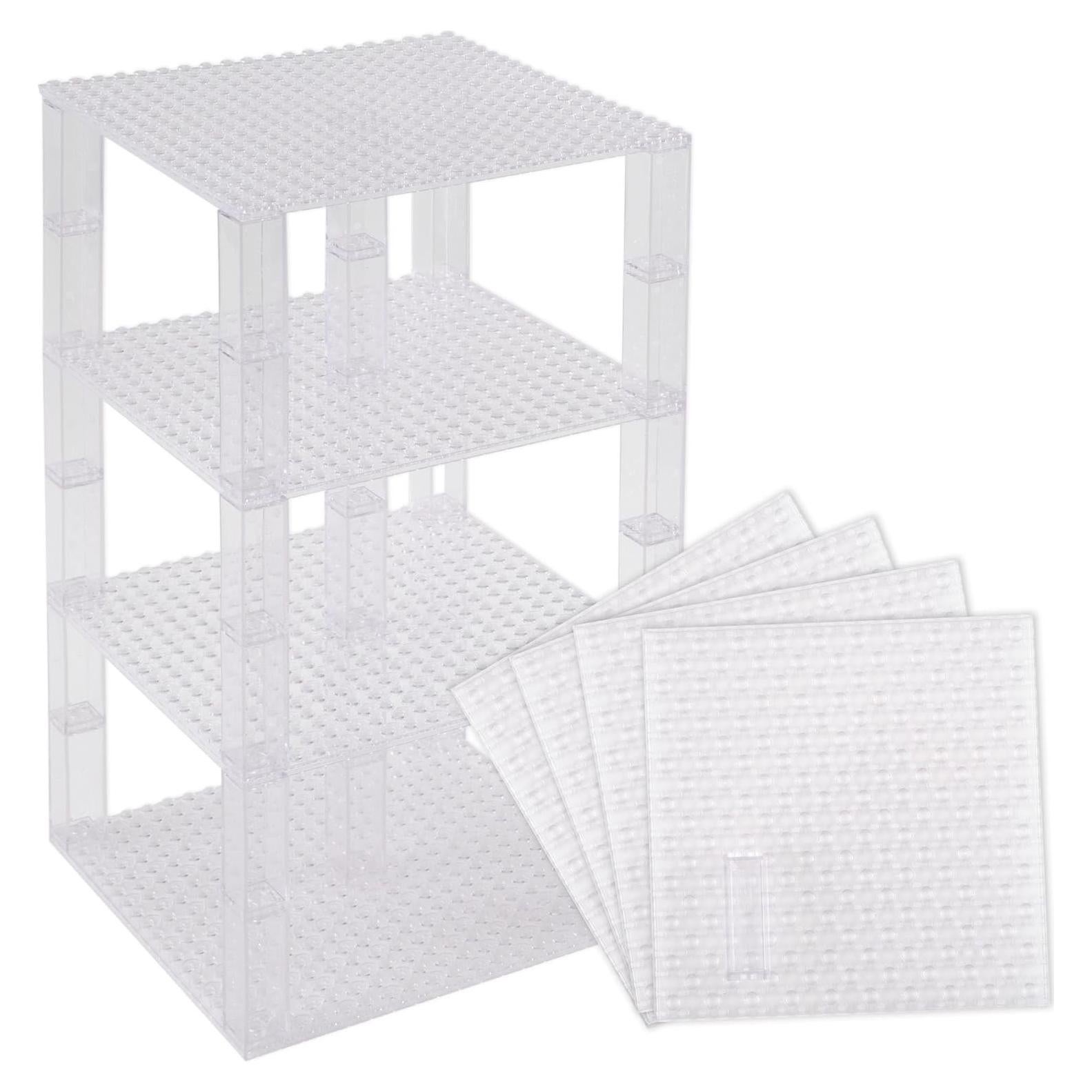 Placas Base Apilables Strictly Briks 6x6 cm Transparentes