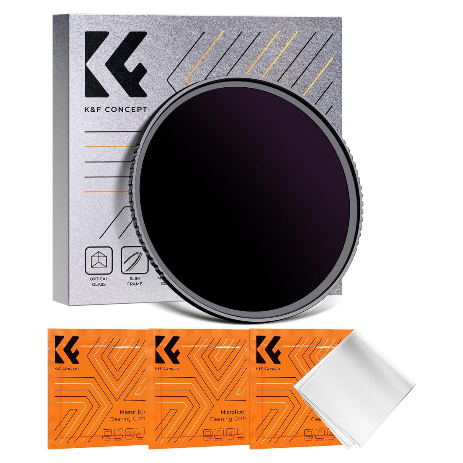 Filtro de Densidad Neutra K&F Concept ND100000 58mm