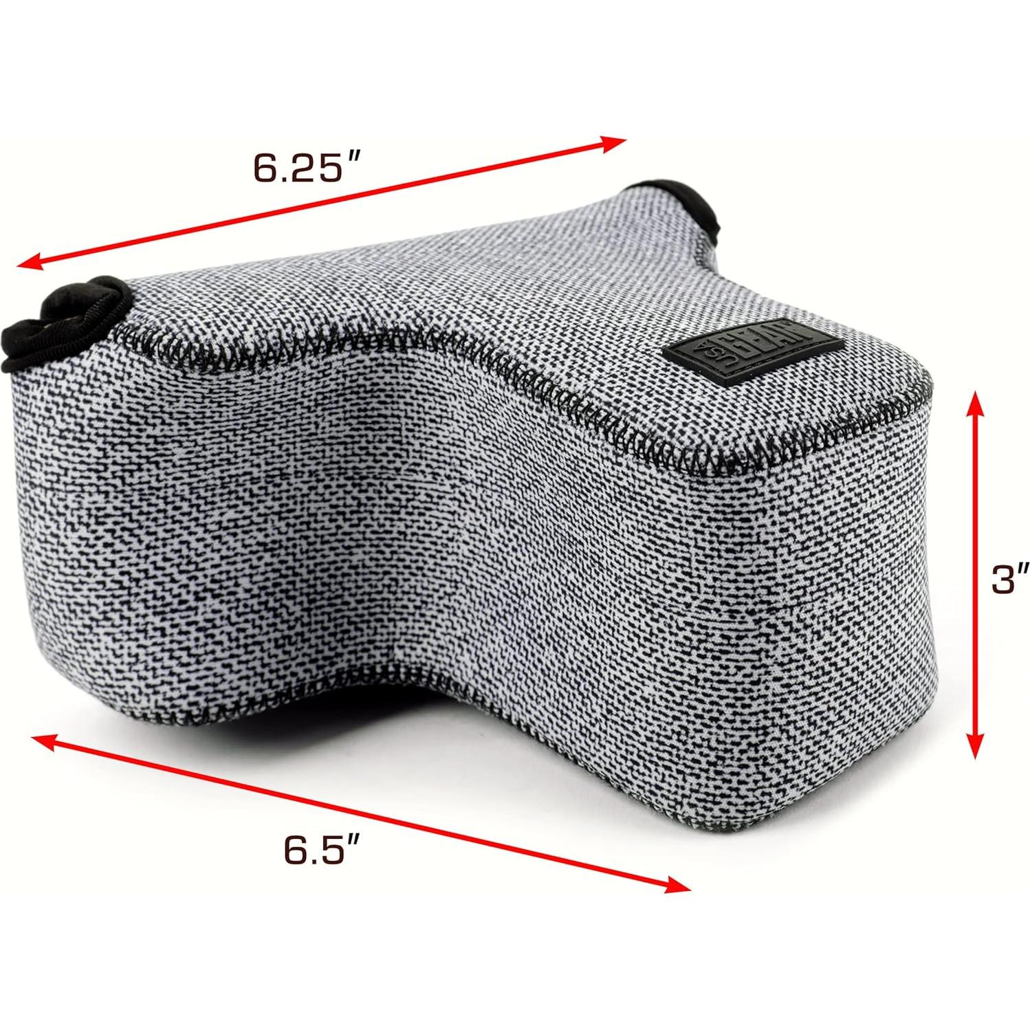 Funda Neopreno para Cámara DSLR USA GEAR Gris Tejido
