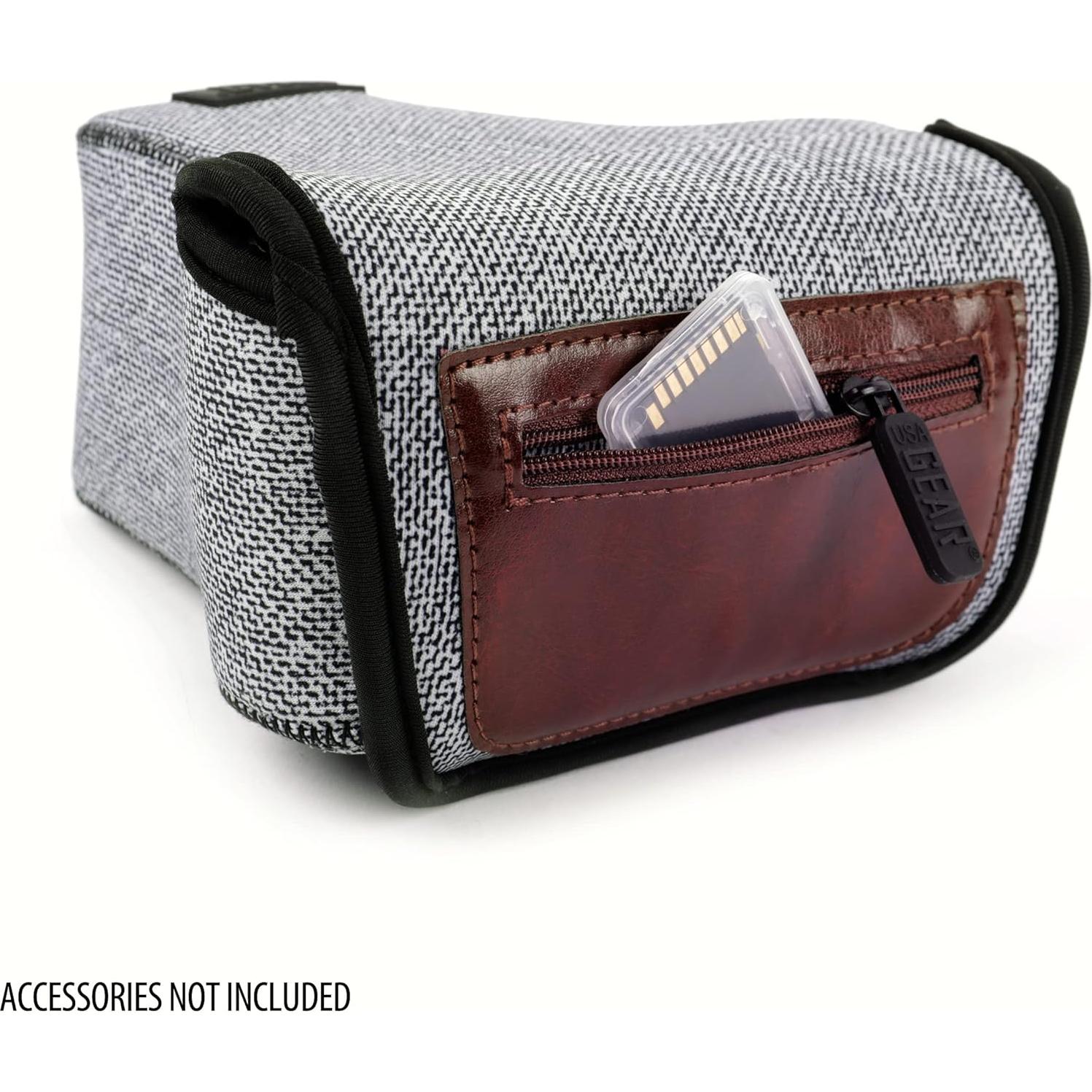 Funda Neopreno para Cámara DSLR USA GEAR Gris Tejido