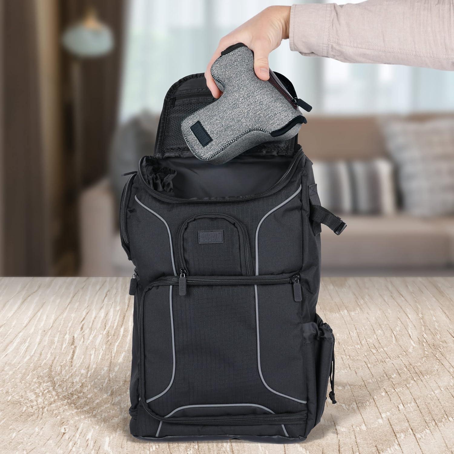 Funda Neopreno para Cámara DSLR USA GEAR Gris Tejido