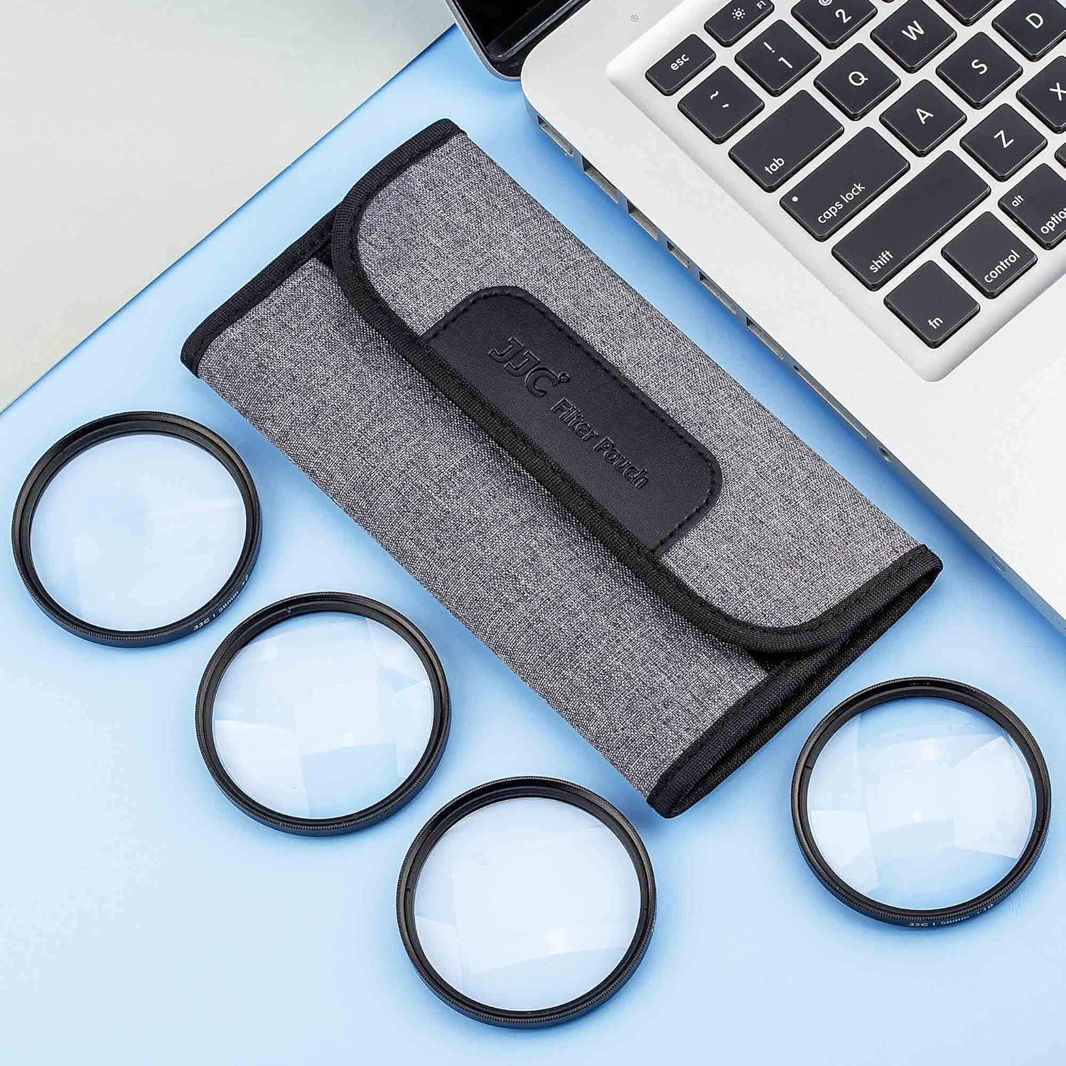 Juego de Filtros Macro Close-Up 58mm JJC (+2 +4 +8 +10) para Canon