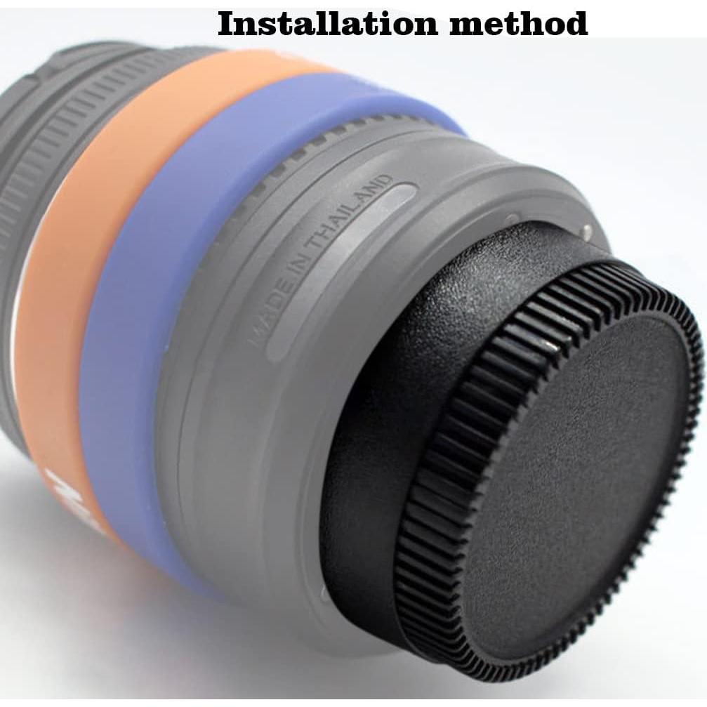 4 Tapas de Lente Trasera para Cámaras Nikon SLR DSLR Huipuxiang