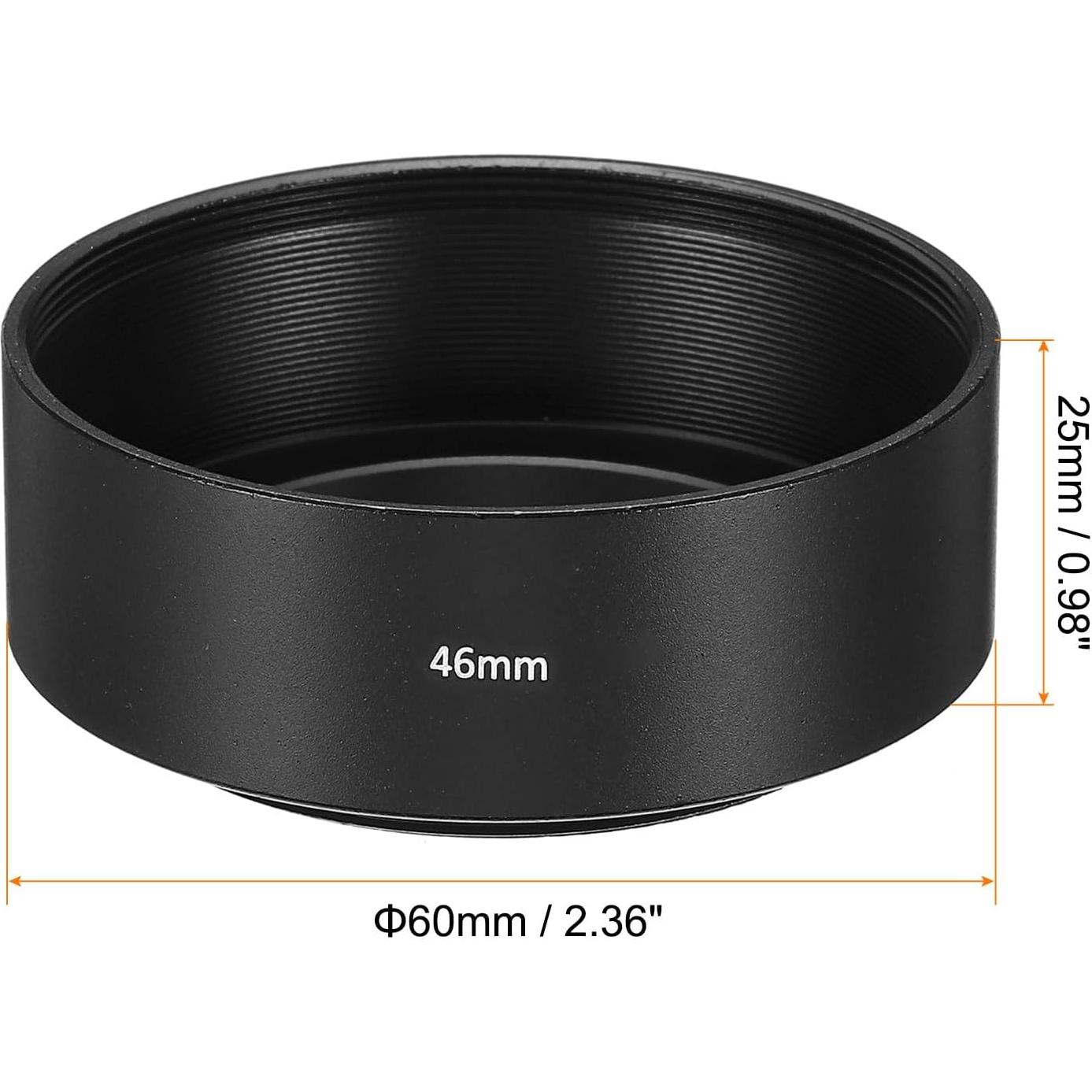 Capucho de Lente PATIKIL 46mm Antirreflectante Negro