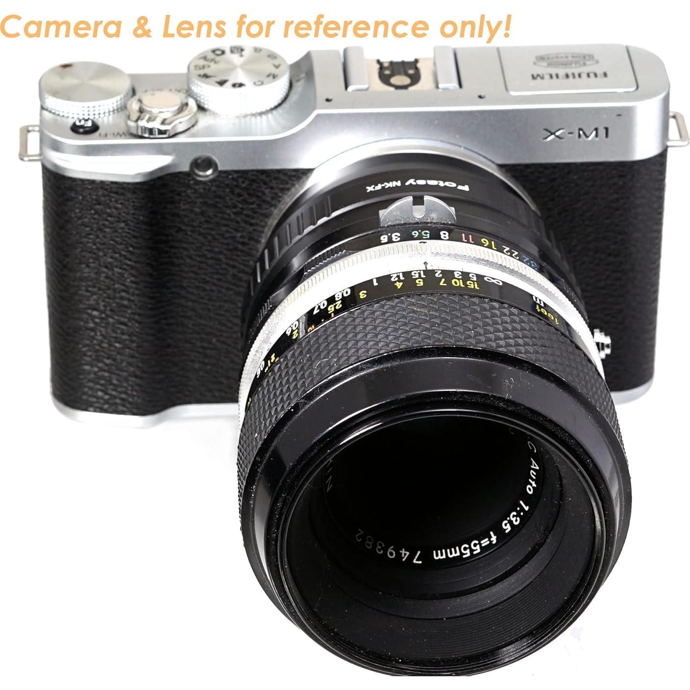 Adaptador Fotasy Nikkor F a Fuji X - Enfoque Infinito