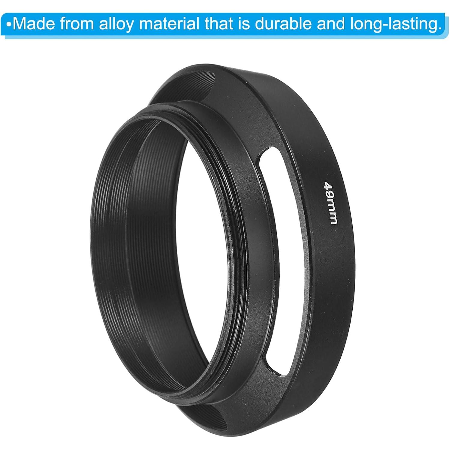 Capucha de Lente 49mm PATIKIL Antirreflectante Negra