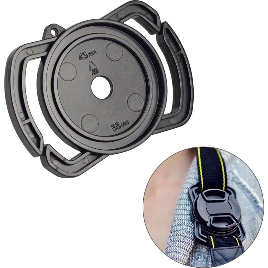 Soporte de tapa de lente FoRapid para Canon Nikon Sony 43-55mm