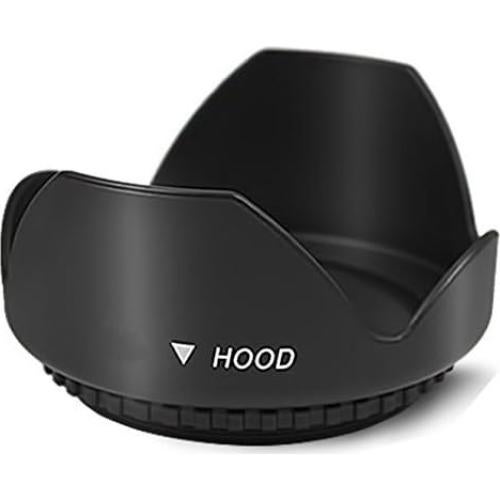 Capucha de lente tulipán 40.5mm para cámaras Sony ZV-E10, Alpha