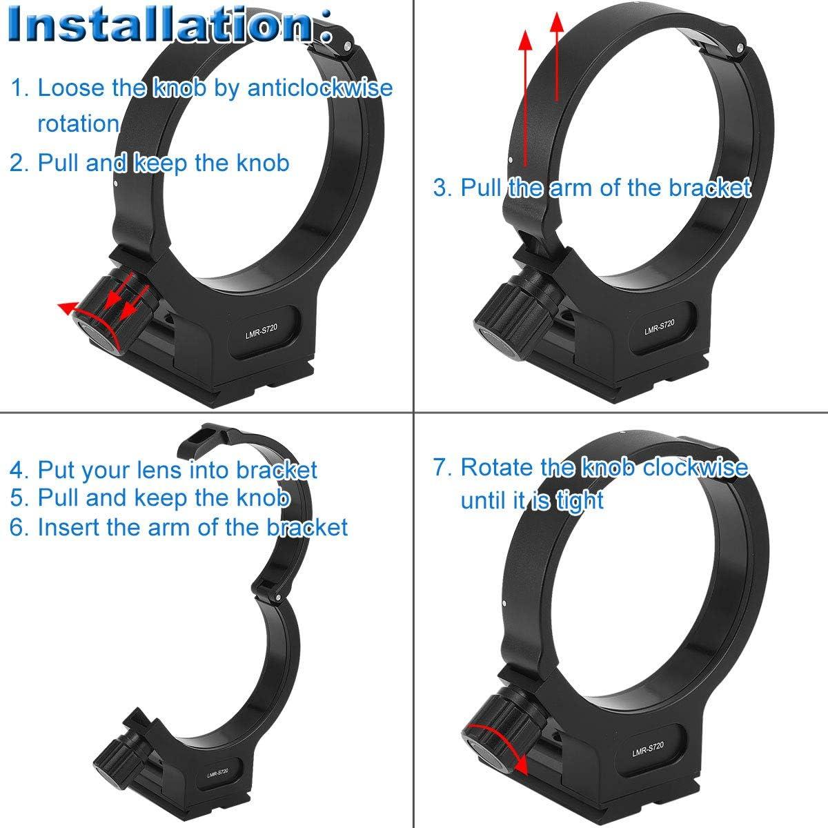 Anillo de Montaje en Trípode Haoge LMR-S720 para Lente Sony FE 70-200mm F4 G OSS
