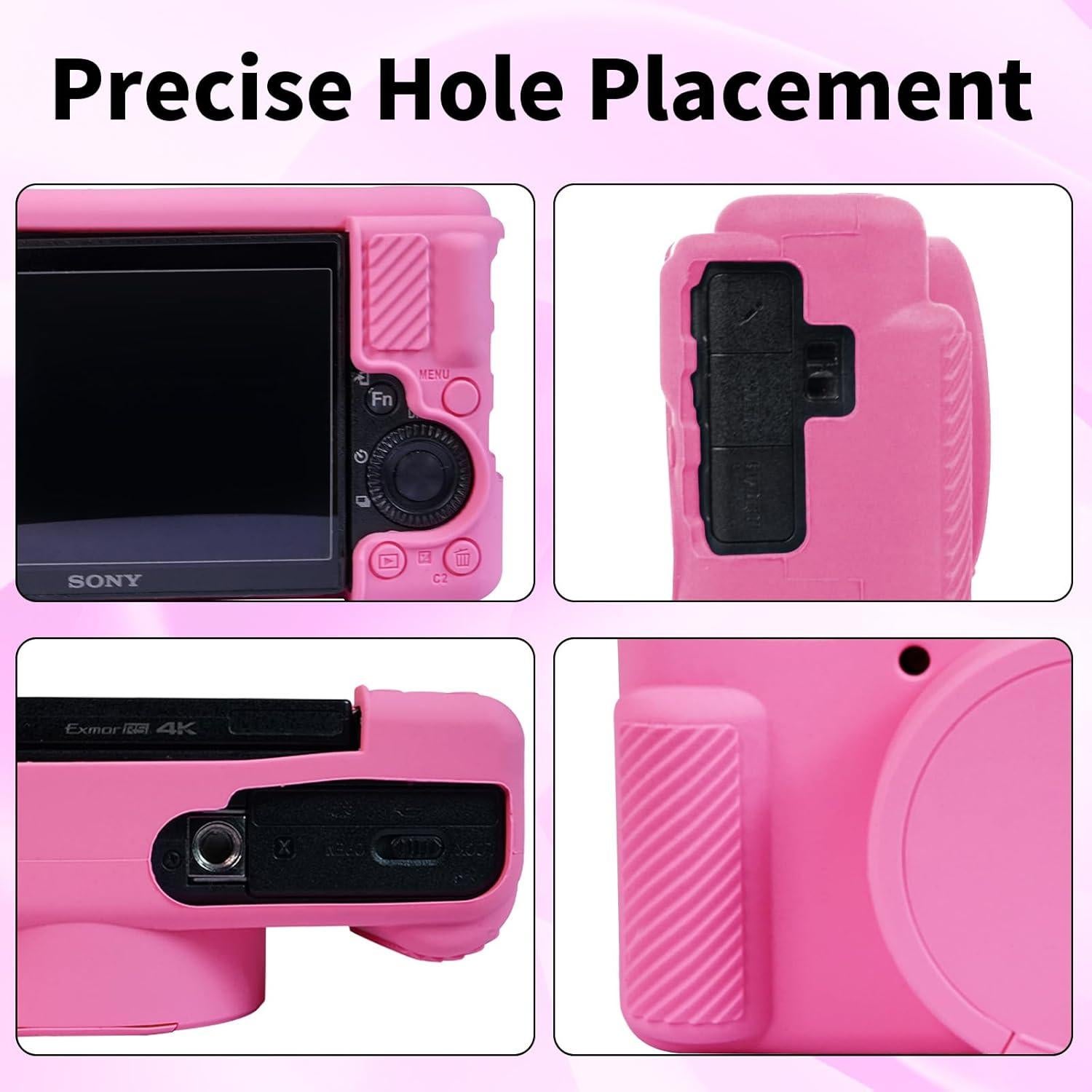Funda de Silicona para Cámara Sony ZV-1 - Protección Rosa