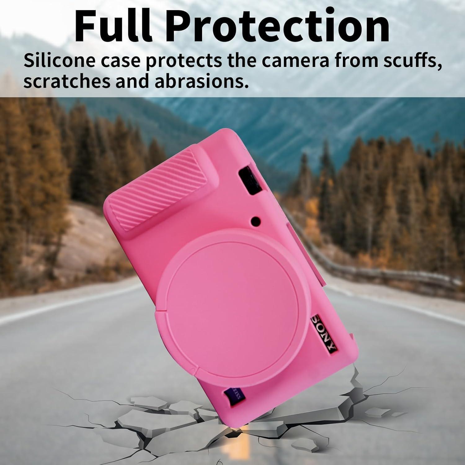 Funda de Silicona para Cámara Sony ZV-1 - Protección Rosa