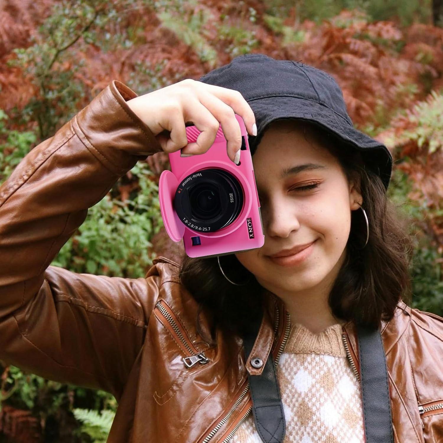 Funda de Silicona para Cámara Sony ZV-1 - Protección Rosa