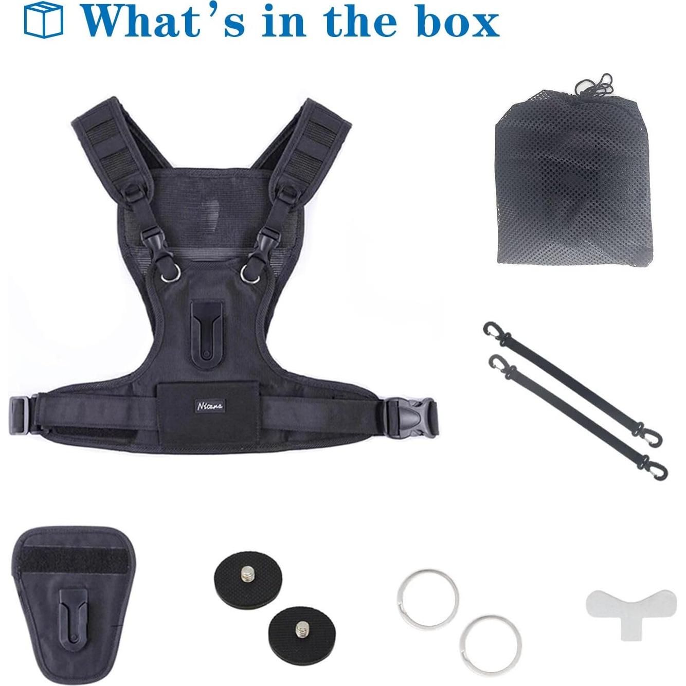 Arnés de Pecho Doble Nicama NC-Vest para Cámaras DSLR