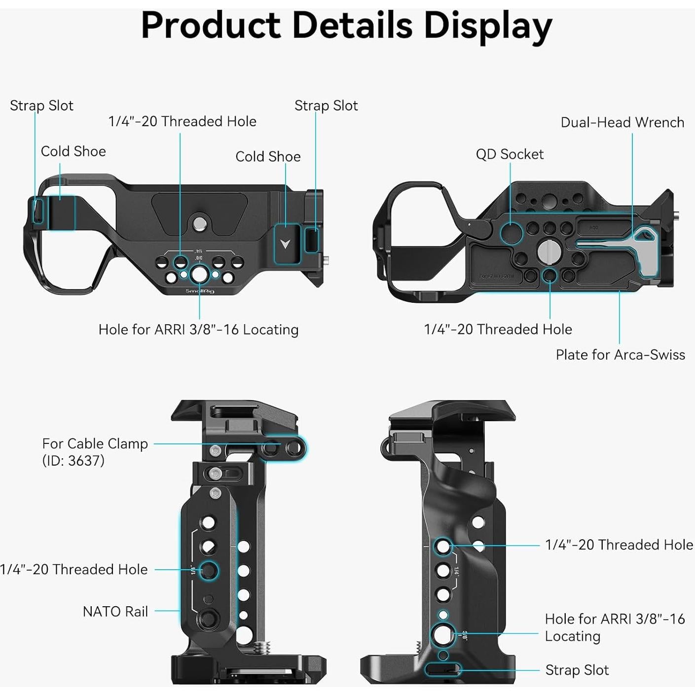Jaula para Cámara Sony A7RIII A7III A7M3 SmallRig 2087
