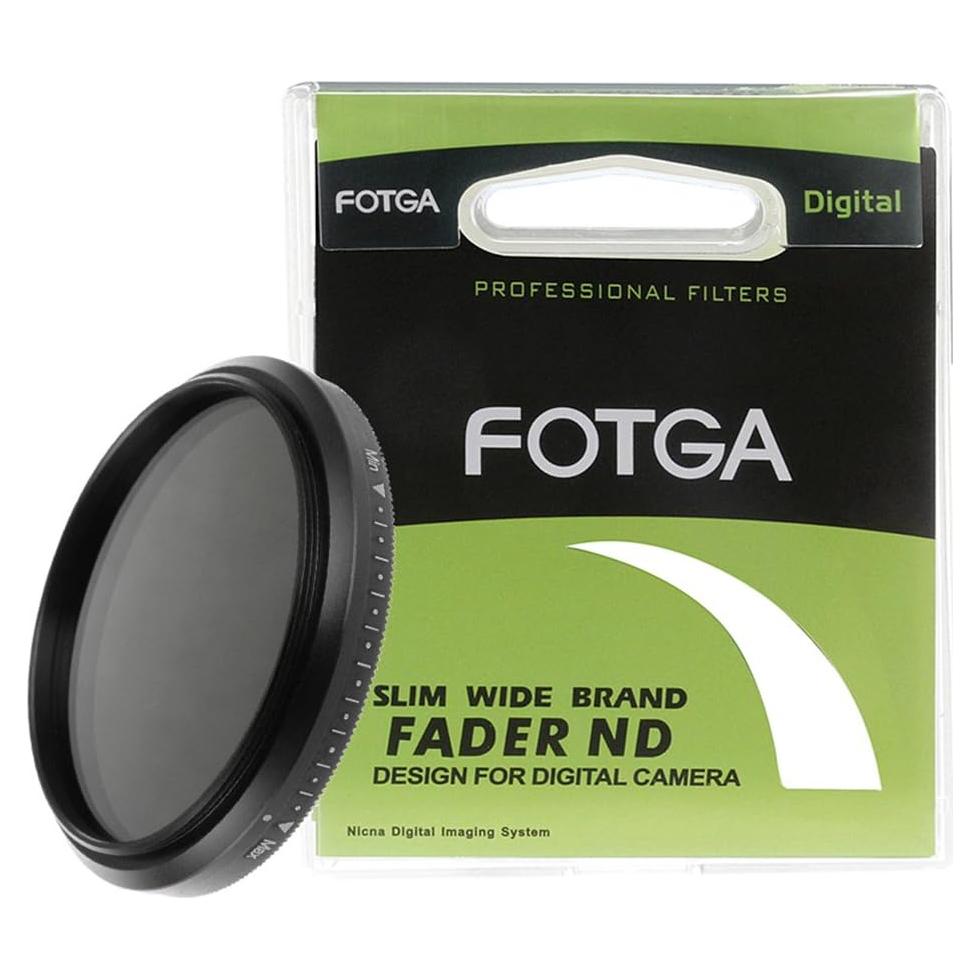 Filtro de Densidad Neutra Variable FOTGA 52mm ND2 a ND400