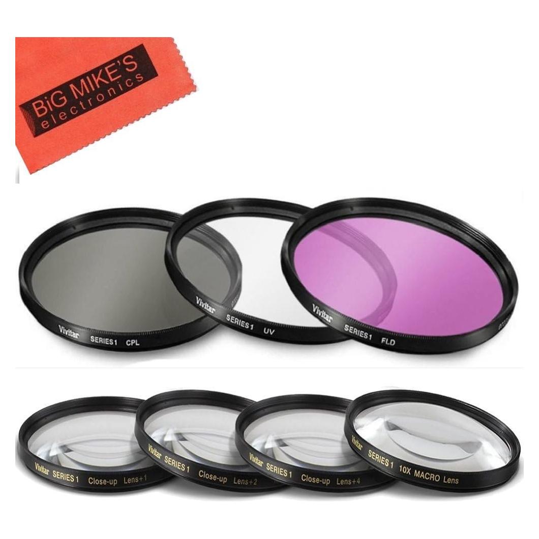 Juego de Filtros 7 Piezas 40.5mm Big Mike's para Sony
