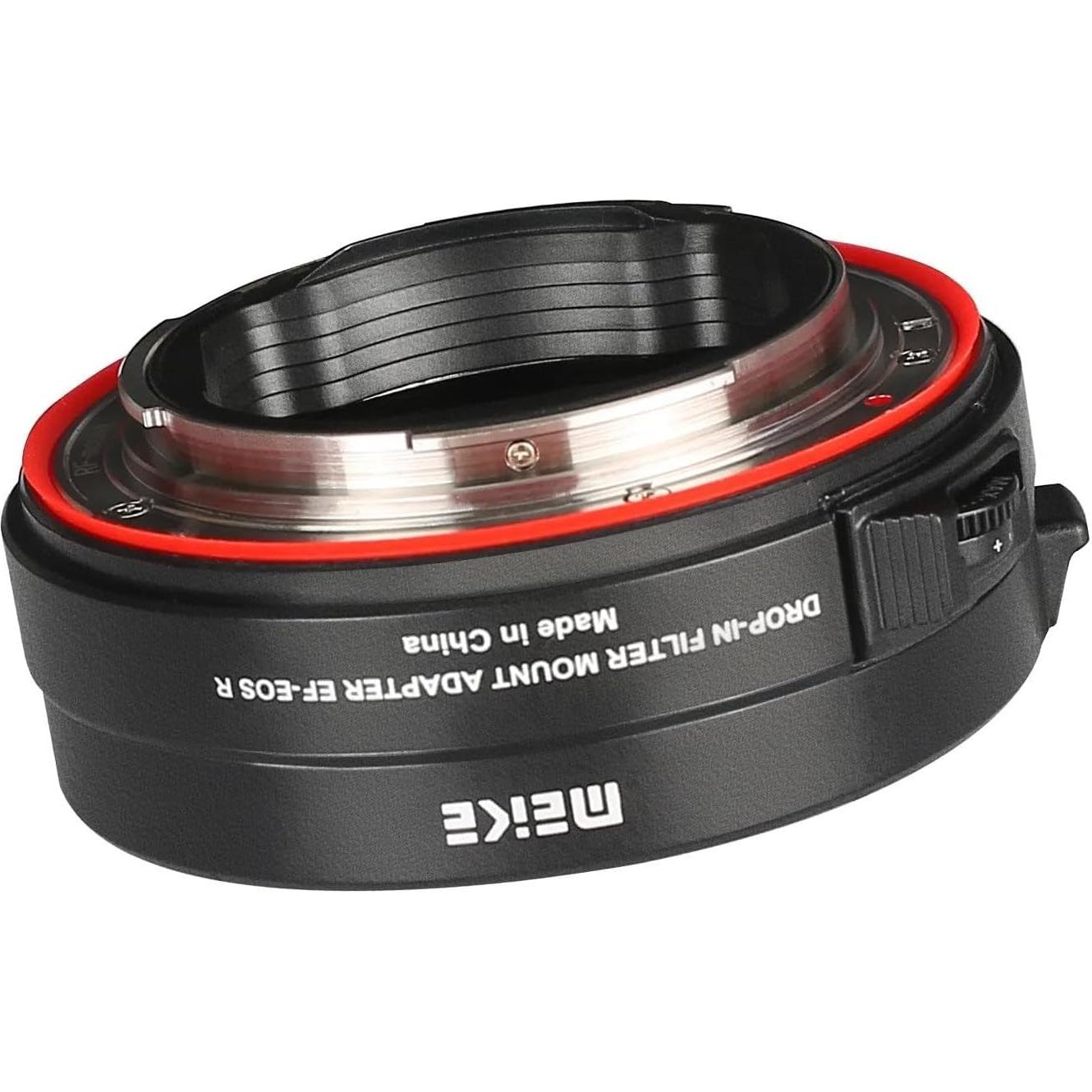 Adaptador Meike MK-EFTR-C con Filtros VND y UV para Canon EOS R