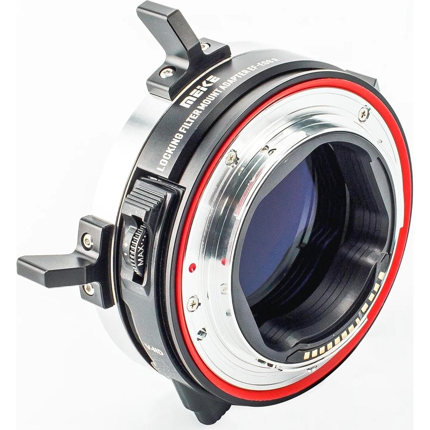 Adaptador Meike MK-EFTR-C con Filtros VND y UV para Canon EOS R